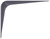ProSource 21138PGL-PS Shelf Bracket, 65 lb/Pair, 6 in L, 5 in H, Steel, Gray